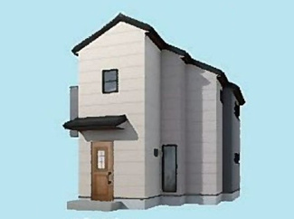 【外観パース】 | 【仲介手数料無料！！】府中市武蔵台1丁目　新築戸建て（全2棟）3号棟　4780万円 | 本パースは、イメージ図につき、風景、建物、植栽などについては施工後の現物との差異が生じます
つきまして本パースによって生じたいかなる損害については一切責任を負いません