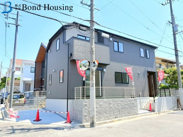 角地につき開放的　朝霧台24-1期　3号棟の外観