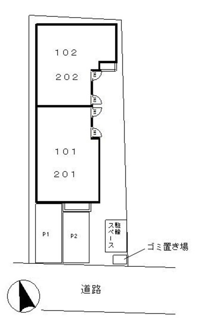 ロンド荻窪の区画図