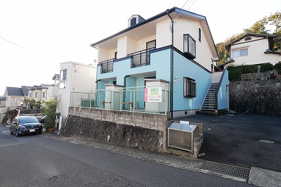 秋桜ハイツの外観|秋桜ハイツ　201号室　1K　敷地内駐車場空きあり