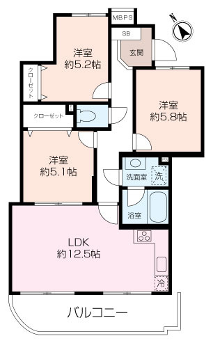 ニューウェルテラス第三日吉の画像