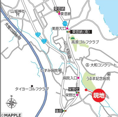 【地図】 | うるま市栄野比（全4棟）A号棟 | 地図♪