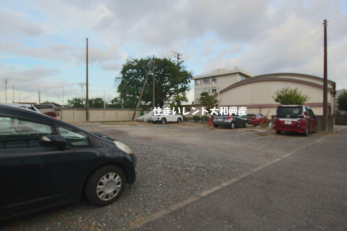 平和コーポの駐車場