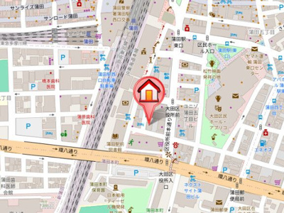 【地図】 | レジディア蒲田Ⅱ