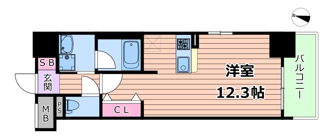 セレッソコート新大阪の間取り