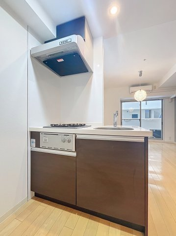 セレッソコート新大阪のキッチン|2口ガスコンロのキッチンです