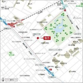 ルーチェ六義園の地図