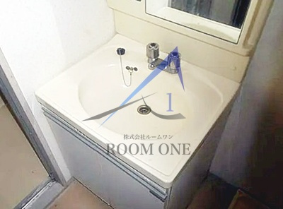 メゾン三輪の洗面所|洗面台です。