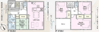 【間取り】 | 矢吹町八幡町新築一戸建て3棟