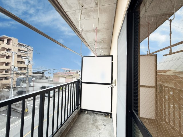 シルキーハイツのバルコニー