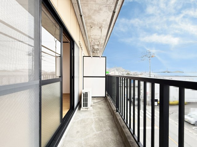 シルキーハイツのバルコニー