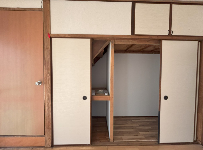 高良内ハイツの収納|たっぷりとした収納スペースです
