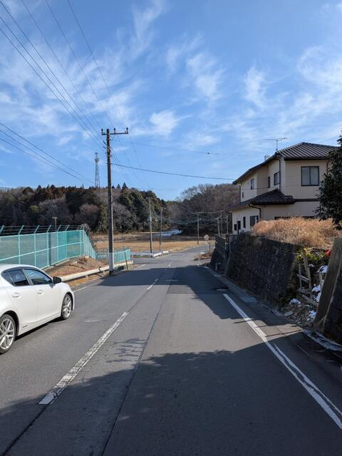 馬渡本郷台の前面道路含む現地写真