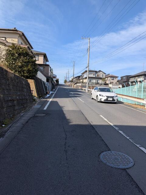 馬渡本郷台の前面道路含む現地写真