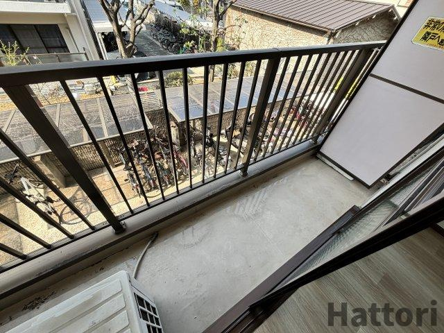 マンションアマティのバルコニー