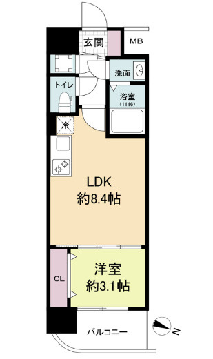【間取り】 | セレニテ神戸ミラクノール