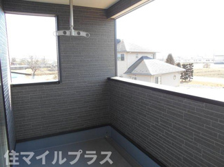 【バルコニー】 | 矢吹町八幡町新築一戸建て3棟 | バルコニーからの眺めを楽しみながら食事をしませんか