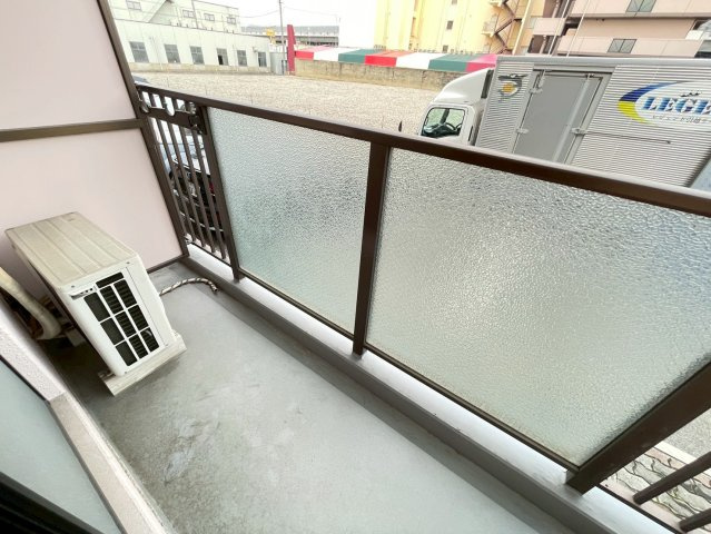 カトレアハイツのバルコニー