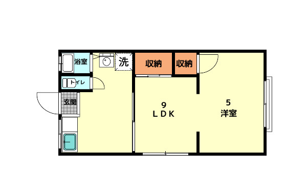 ニュー朝日マンションの間取り