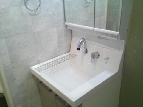 ハイセンチュリーの洗面所|スペースが確保できる洗面所です