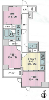 【間取り】 | ライオンズマンシヨン川口第七
