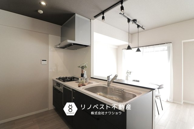 藤和シティホームズ中本公園のキッチン|食洗機付きで使い勝手の良いシステムキッチンです◎
リフォームで新調済み！