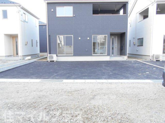 【駐車場】 | 二本松市油井新築一戸建て12棟 | 駐車場に車を止められます