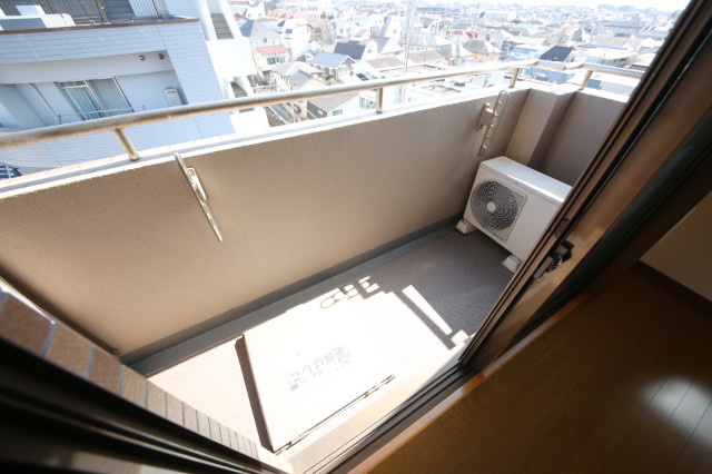 アーバンヒルズのバルコニー