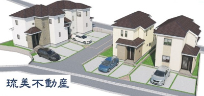 【外観パース】 | うるま市栄野比（全4棟）C号棟 | 外観パースです