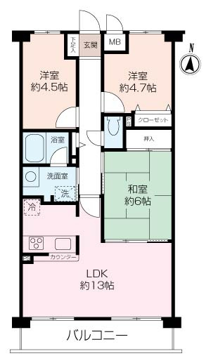 クリオ久里浜伍番館 ５階部分の画像