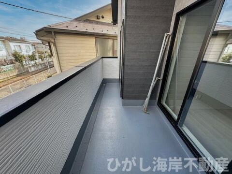 藤沢市片瀬４丁目　新築戸建　全２棟のバルコニー|バルコニー