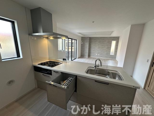藤沢市片瀬４丁目　新築戸建　全２棟のキッチン|キッチンスペース