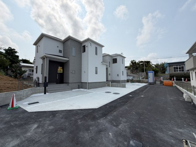 【前面道路含む現地写真】 | うるま市栄野比（全4棟）ラストD号棟 | ※協定道路♪