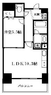 シティタワー神戸三宮の間取り