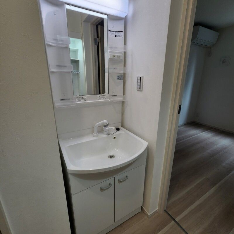 MELDIA北綾瀬Ⅴの独立洗面台