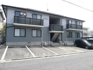 広島市安佐北区口田南９丁目のアパートの外観