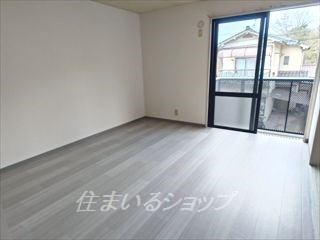 広島市安佐北区口田南９丁目のアパートの居間・リビング|エアコン設置予定