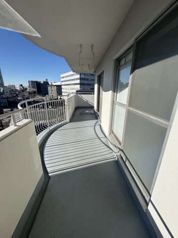 グリーンパーク吉田　605号室のバルコニー
