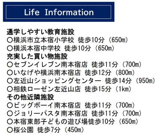 横浜市旭区本宿町 未入居戸建て【仲介手数料無料】のその他