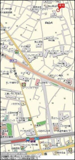 シンフォニーＡの地図