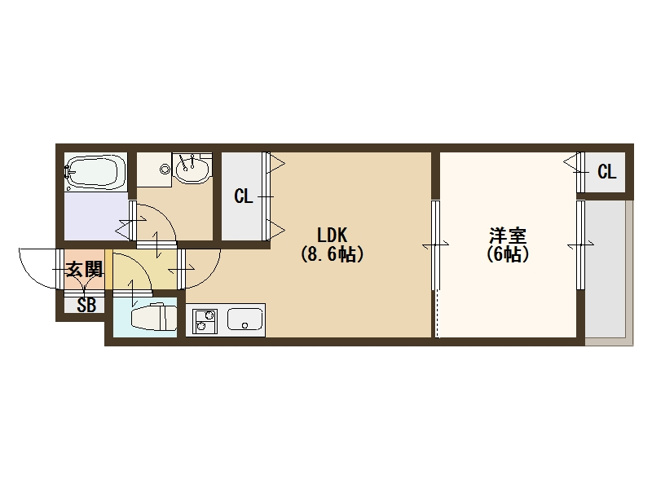【間取り】 | EIJU粉浜駅前