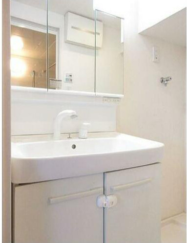 中野区若宮１丁目の賃貸マンションの洗面所