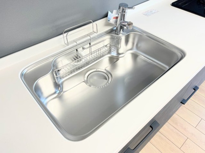 【キッチン】 | すすき野第2団地第2住宅3－6号棟 | ◆広々したキッチンシンク。洗い物が多い時にも快適にご利用いただけます。