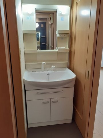 ＥＭＥＲＡＬＤ　Ⅱの洗面所|ゆったりとスペースのある洗面所