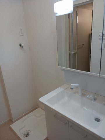 パーシモンⅡの洗面所|コンパクトで使いやすい洗面所