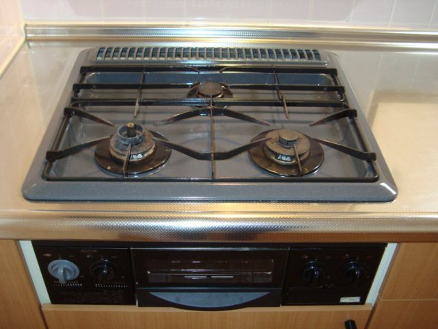 サニーヒル神ノ倉Ⅱのキッチン|キッチンガスコンロ