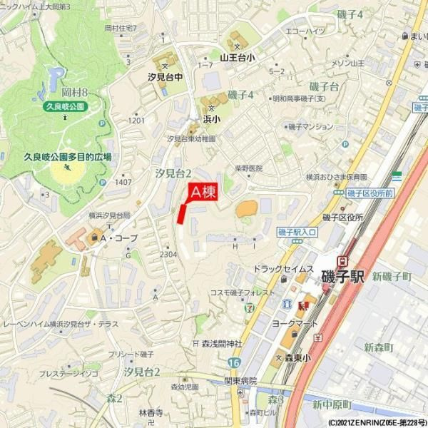 Ｂｒｉｌｌｉａ　Ｃｉｔｙ　横浜磯子　Ａ棟の地図