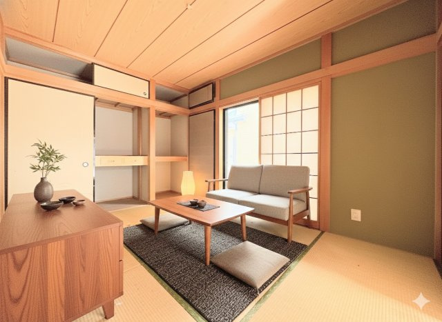 港南区笹下5丁目　中古戸建ての和室|◆子どものスタディ空間として、あるいは書斎やホビールームとして生活スタイルに合わせて使えるプライベートルーム。居心地のいい落ち着いたインテリアが似合います。(家具はイメージです)