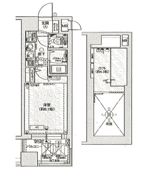 【間取り】 | エステムコート三宮駅前ラドゥー