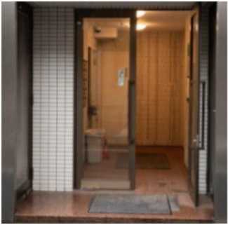 文京区向丘２丁目の賃貸マンションのエントランス